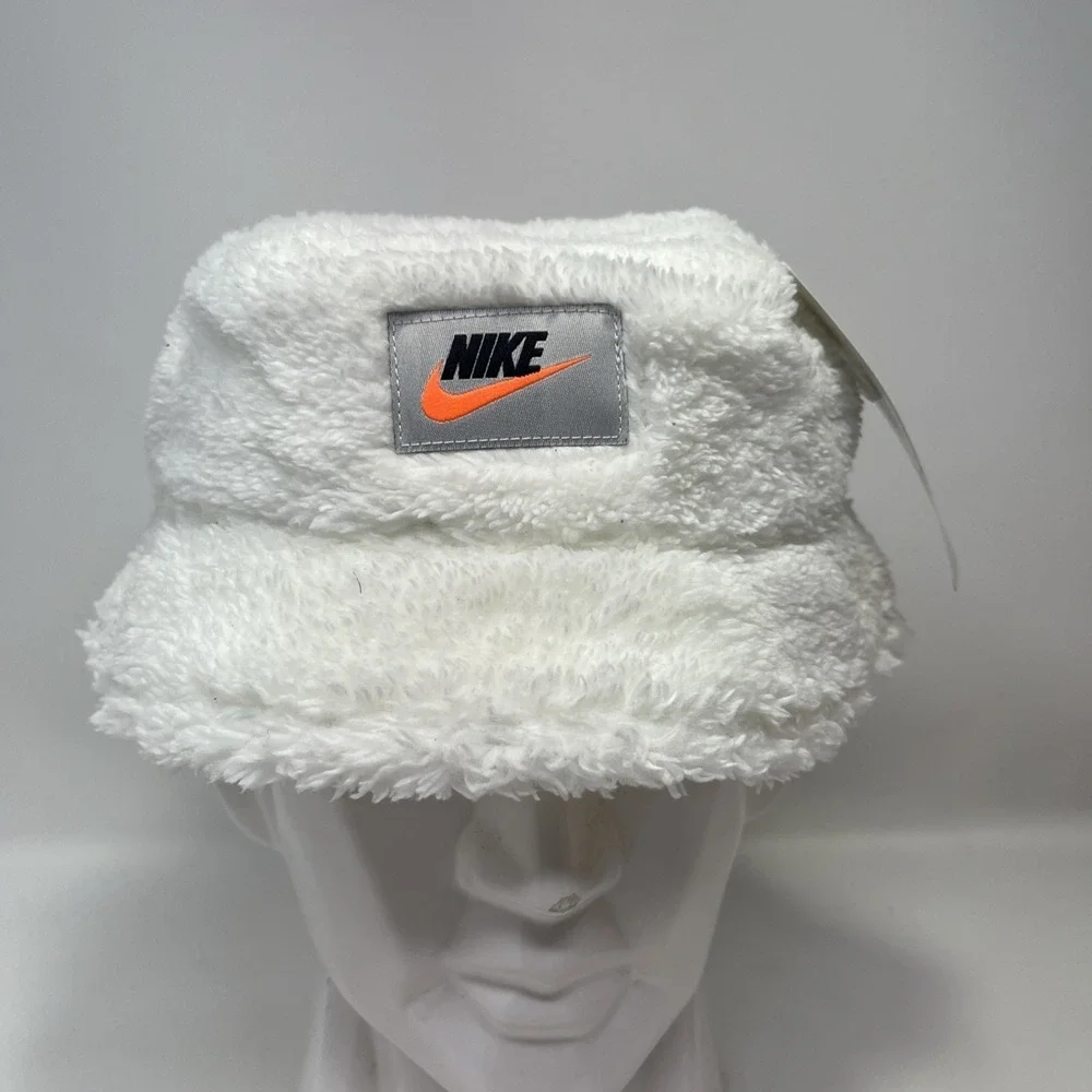 Nike Cozy Fleece Bucket Hat Kids White